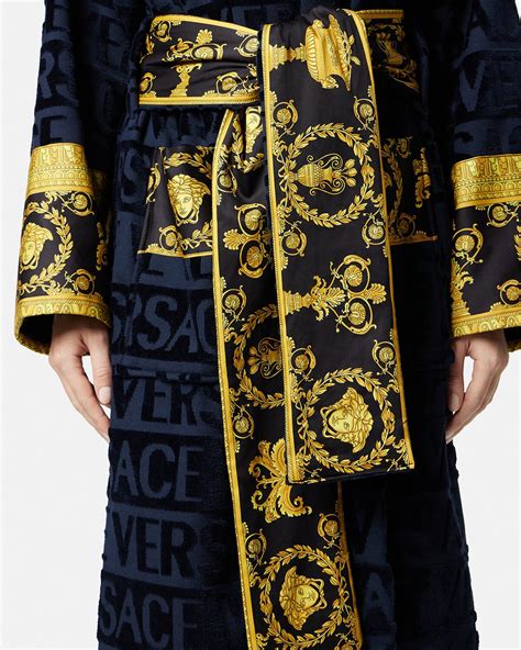 versace dupe robe|Versace baroque bathrobe.